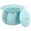 PACKOVE Thickened Plastic Spittoon Lid for Home Use Spittoon for Boys and Girls and Adults Bedpan Urinal Pail Pot for Bedroom view 1