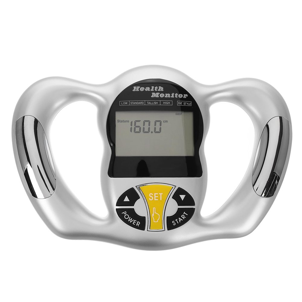 AMUSLESUR Digital Body Fat Analyzer Handheld Bmi Measurement Tool for Accurate Fitness Tracking and Health Monitoring