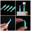 Healeved 6pcs Green Contact Lens Suction Cup and Tweezers Set with Case for Hard and Soft Lens Insertion Removal Remover Tool for Travel and Daily Use view 4