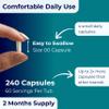 Healthivo Creatine Monohydrate Capsules, 240 Tablets, 3000mg, UK Made view 4