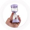 Abaodam 45-minute Sauna Hourglass Timer, Waterproof Spa Sand Timer in Macaron Purple, Bathroom and Shower Countdown Accessory for Sauna and Bathing Use view 4