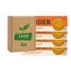 Biscuits Cookies Bakery Snacks Fiery Ginger Crunch 135g Compatible with Border Biscuits By Luxe Bitez (Pack of 4) view 1