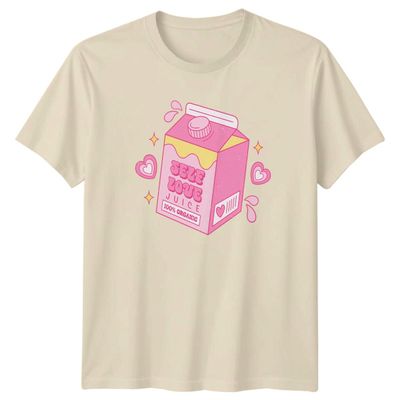 Self Love Juice 100 Percent Womens T-Shirt Kawaii Self Care Mental Health Valentines Day Gift for Her L