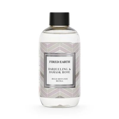 Darjeeling & Damask Rose Diffuser Refill 200ml Floral and Fresh Tea Scent to Top Up Your Existing Diffuser Keeps Home Calm and Refined,Cosy Gift Idea-M92 (Refill)