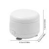 Jewelry Cleaning Machine, 3.62x3.19 Inches Washing Box with Electric Build, Portable Tool, High Frequency Washer with Modern Style, Desktop Cleaner for Glasses & Dentures view 2