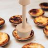 Luxshiny Wooden Egg Tart Molds 2pcs Double-Sided Pastry Dough Tamper Baking Tools for Egg Tart and Dessert DIY Cake Making Kitchen Accessories view 4