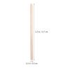 Amosfun 100pcs Wooden Hair Removal Wax Sticks Spatulas, Thickened Rounded Edge Waxing Applicator Tools for Full Body, Eyebrow and Facial Waxing, Suitable for Salon and Home Use view 2