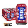 Barr & IRN-BRU & BOTTLES - No Sugar Fizzy Drink Soft Drink Cans Variety Flavours Zero Sugar Carbonated Drinks (IRN-BRU-CANS - 24 x 330ml, Winter Bru Spiced Ginger & Cinnamon) view 3