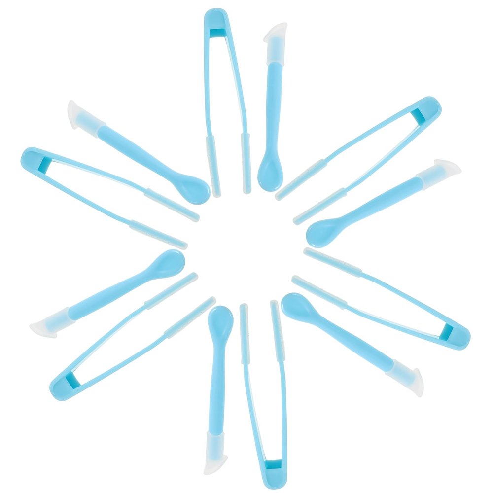 Abaodam 20pcs Contact Lens Remover Tool Soft Suction Tip Compact Lens Care Kit for Home Use Precision Tweezer and Storage Case for Travel and Makeup