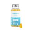 Omega 3 Gummies with DHA & EPA Heart, Brain & Eye Health Support Fish Oil Omega 3 Supplement Chewable Alternative to Omega 3 Capsules Delicious Lemon Flavour 60 Gummies