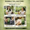 Tiger Tiger Matcha Bubble Tea Cans with Nata de Coco 12 x 320ml Low Sugar Boba Tea Cans, Ready to Drink Iced Tea Multipack view 4