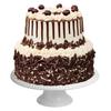 Patisserie Valerie Luxury Black Forest Gateau with Kirsch Centenary Edition Two Tier Chocolate & Cherry Cake Kirsch Cream Frosting, Dark Chocolate Shavings & Ganache Drip Celebration Cake view 1