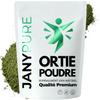 Pure Nettle Powder | Rich in Iron Silica Minerals Vitamins | Hair Skin Nails | Urinary Comfort Joints | Anti-Inflammatory Detox | Urtica Dioica Vegan Resealable Sachet view 1