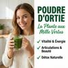Pure Nettle Powder | Rich in Iron Silica Minerals Vitamins | Hair Skin Nails | Urinary Comfort Joints | Anti-Inflammatory Detox | Urtica Dioica Vegan Resealable Sachet view 2