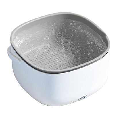 Fruit Washing Machine - PP, Rechargeable Fruit Cleaner, Start Button | Wash Basket Cleaner, Food Dirt Remover For Fruits, Vegetables, Tableware, Kitchen, Indoor, Outdoor, Camping Use