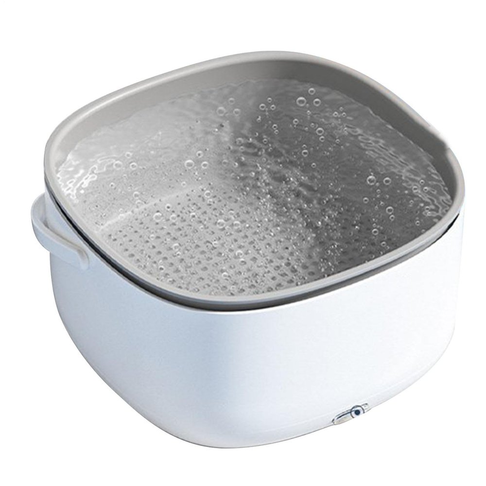 Fruit Washing Machine - PP, Rechargeable Fruit Cleaner, Start Button | Wash Basket Cleaner, Food Dirt Remover For Fruits, Vegetables, Tableware, Kitchen, Indoor, Outdoor, Camping Use