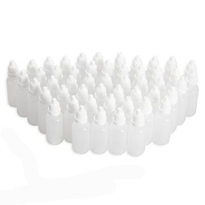 10MLWhite Plastic Empty Squeezable Dropper Bottles Eye Liquid Empty Dropper