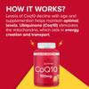 CoQ10 100mg Gummies, Ultr4a H!gh Abs0rpti0n, F0od Supple3ment, Creamy Orange - 60 Count view 3