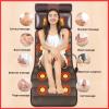 Full Body Massage Mattress - 3 in 1 Heat and Massage Mat with Adjustable Pillows and Heating Pads for Neck and Back Therapy, Muscle Relaxation for Home or Office view 4