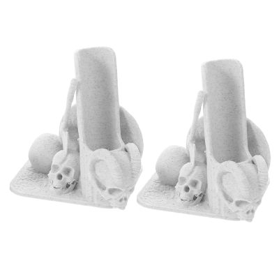Sewroro 2pcs Storage Rack Holder for Men Bathroom Shaving Accessory Organizer Stand for Home Travel