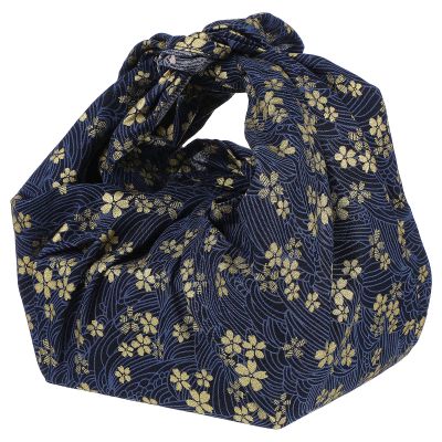 FOMIYES Bento Box Wrapping Cloth Japanese Style Cotton Floral Pattern 70X70Cm Foldable Decorative Lunch Wrap for Adults