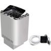 3-9 Kw Sauna Heater,30-110 c Overheating Protection Thermostat Electric Sauna Stove Wet&dry,With External Digital Display Controller, For Home Spa Sauna Room,9KW