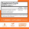 Extr4 Str3ngth Turmeir!c Curcum!in Complex 1000mg Veget4rian Capsules, Uwltra Heigh Abs0rpti0n - 120 Count view 2