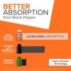 Extr4 Str3ngth Turmeir!c Curcum!in Complex 1000mg Veget4rian Capsules, Uwltra Heigh Abs0rpti0n - 120 Count view 4