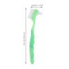 ZUNOXAZ 6pcs Dual-Ended Denture Brush for False Teeth Cleaning Soft Bristles Ergonomic Handle Denture Care Tool for Elderly Oral Hygiene view 2