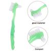 ZUNOXAZ 6pcs Dual-Ended Denture Brush for False Teeth Cleaning Soft Bristles Ergonomic Handle Denture Care Tool for Elderly Oral Hygiene view 3