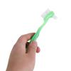 ZUNOXAZ 6pcs Dual-Ended Denture Brush for False Teeth Cleaning Soft Bristles Ergonomic Handle Denture Care Tool for Elderly Oral Hygiene view 4