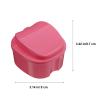 WEKADRIN 10pcs Denture Storage Boxes with Pp Material, Convenient Carrying and Protection, Denture Care Containers for Travel and Daily Use Random Color view 2