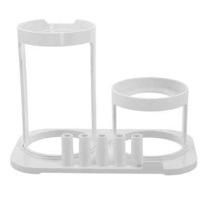 Beatifufu Water Flosser Holder Reusable Flosser Tool Organizer Stand Wall Mounted Bathroom Accessory Holder for Electric Toothbrush and Oral Hygiene
