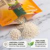 Anjoman White Sesame Seeds 4x200g | Raw Natural Whole Hulled Sesame Multipack for Baking & Cooking | Premium Bulk Konjed Grains view 3