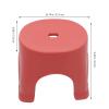 IWOWHERO Step Stool Bathroom Stool for Small Plastic Lightweight Boys and Girls Multi-use Non-slip Pink for Home and Potty Training Use view 2