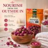 Anjoman Edible Dried Rose Buds 2x25g | Culinary Grade Whole Rose Flower Petals for Tea, Baking, DIY Skincare & Floral Baths | 2-Pack view 4