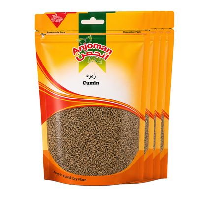 Anjoman Ground Cumin Powder (Zeereh) | 100% Natural Pure Spice for Cooking, Marinades & Seasoning | 100g (Pack of 4)