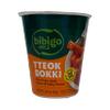 Bibi-Go's Tteokbokki Sweet & Spicy Cup 125g Ready-to-Eat Korean Rice Cake Snack Product of Korea Pack of 4 view 2