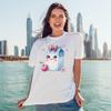 Kawaii Milk Carton Cherry Blossom Sparkle Design T-Shirt Milk Food Drink Birthday Gift for Him and Her M view 3