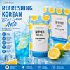 Caffe Bene Blue Lemonade Ade 190ml x 10 Pouches Ready to Drink Blue Lemonade Ade, Korean Style Ade Beverage Multipack view 2
