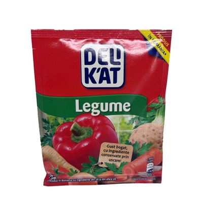 Delikat Vegetable Legume Seasoning 75g Mixed Vegetable Spice for Everyday Cooking Product of Moldova Pack of 1