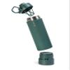 FORME Shaker 500ml - Sport Lid - Stainless Steel With Protein Powder Container - Double Walled Vacuum Insulated - Silent Mixing - Leak Proof - Fits Cup Holders - Easy to Clean (Jungle) view 3