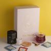 Mothers Day Birthday Gifts teagift Pamper Hamper for Mum by The Vedas | 22 items | 16 teabags | 1 Luxury tea tin Caddy | 56 Cups of tea | 1 Glass Mug With lid, Infuser | Scented Candle | Golden Spoon view 2