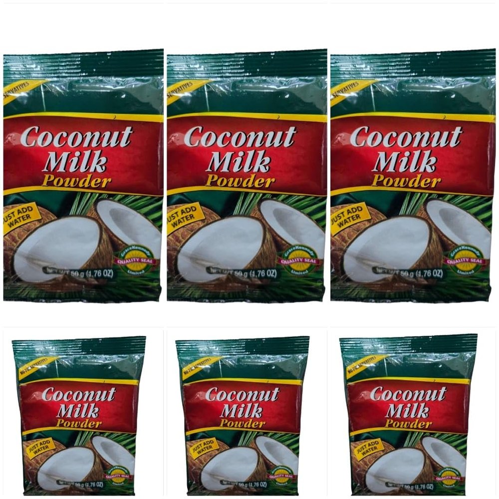 Coconut Milk Powder, 50g Pack of 6