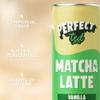 PerfectTed Vanilla Matcha Latte RTD, Ceremonial Grade Matcha, 24 x 250ml Cans, Ready-to-Drink with Gluten-Free Oats | Smooth & Creamy | Dairy-Free | Vegan (24 Pack, Vanilla) view 3