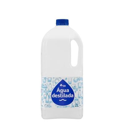 Bosque Verde Distilled Water, 2L Bottle, Pack of 3, 6L Total Volume, Natural Mineral Water