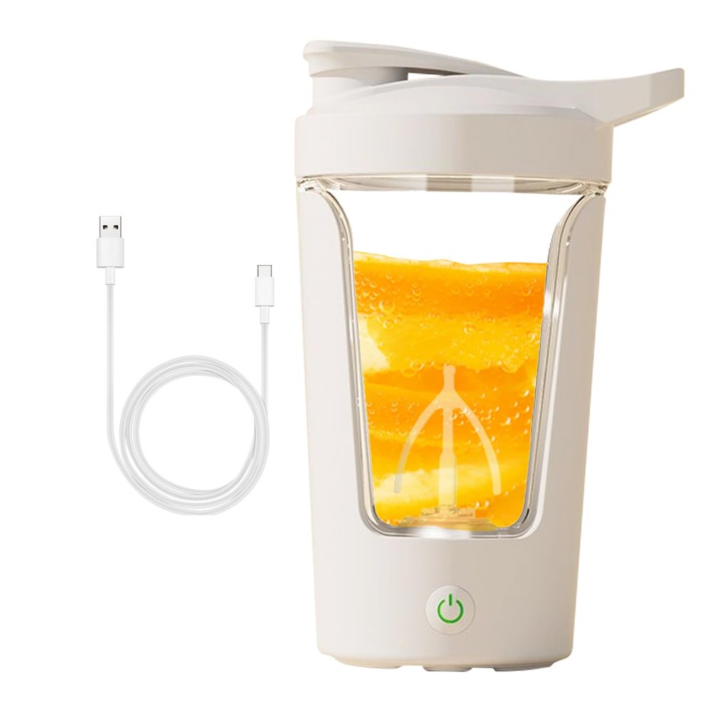 Genrico Protein Shaker Cup Compact Powder, Bottle, Electric Protein Blender Shakes, Fully Automatic Efficient Blender & | Multipurpose Outdoor Indoor Utility Ergonomic
