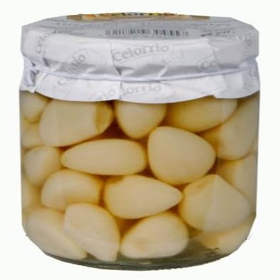 Soft Garlic Cloves in Extra Virgin Olive Oil 350ml CELORRIO Pack of 2