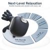 Neck and Shoulder Massager - WFH Recovery Stress Relief, Ergonomic Deep Tissue Hand-Free Wrap, Rechargeable Lithium Power + duals Thermal Heat, Medical Grade Silicone Soft | for Home & Travel Use view 4