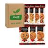 Pick & Mix Walkers Biscuits Choose Any 2 Fruit & Lemon; Stem Ginger; Oatflake Cranberry; Raspberry & White Choc; Belgian Choc Chunk; Toffee Pecan & Hazelnut Compatible for Walkers By Luxe Bitez view 1